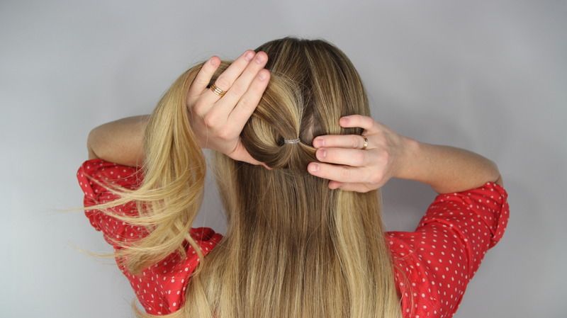 The Stacked Topsy Tail Braid Hair Tutorial Uk